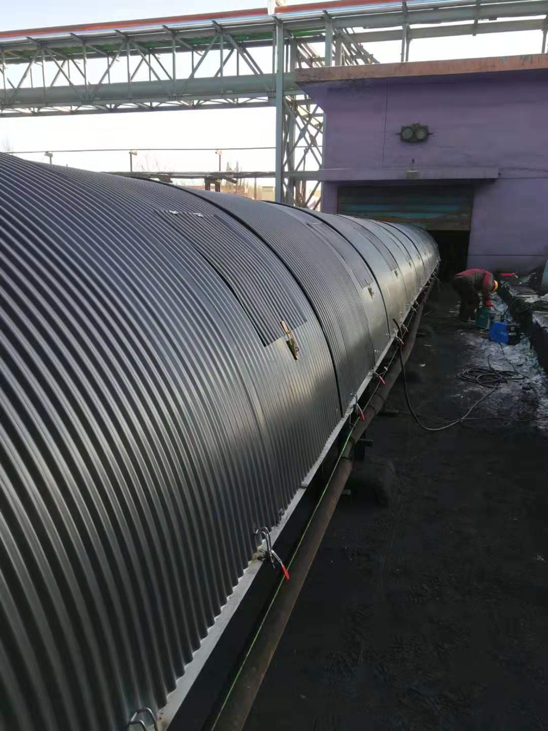  鋁鎂錳合金輸送機防雨防塵罩